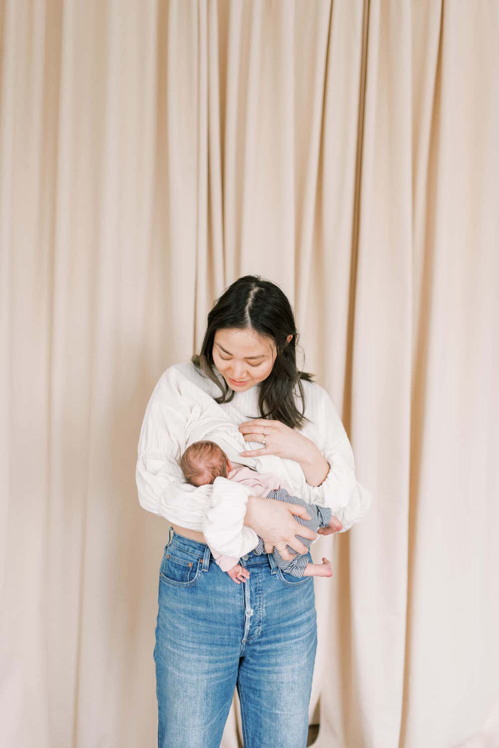 breastfeeding photoshoot in vancouver studio